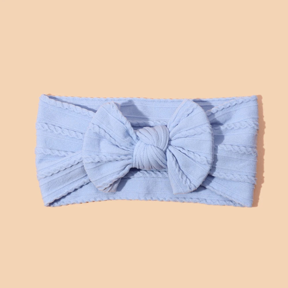 Printed Bow Baby Headband