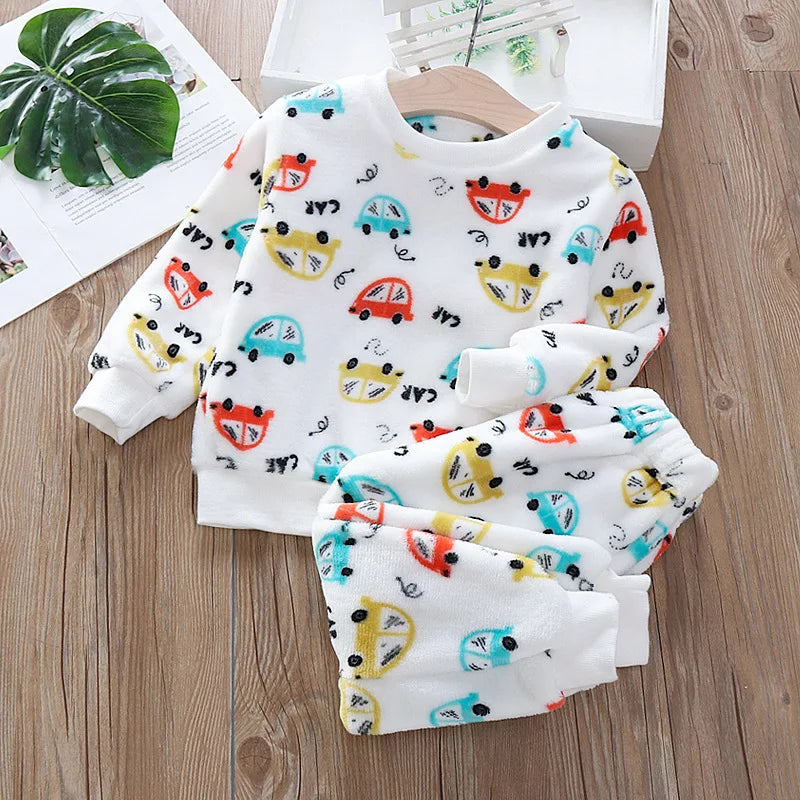 Plush Flannel 2 Piece Outfit