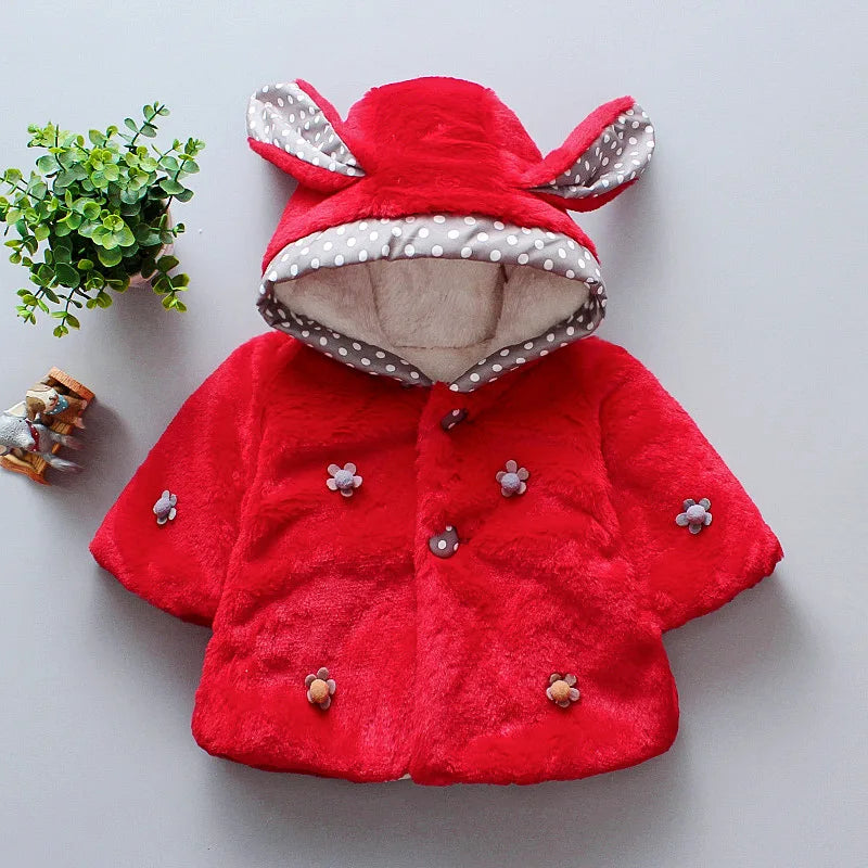 Bunny Ear Flower Hoodie