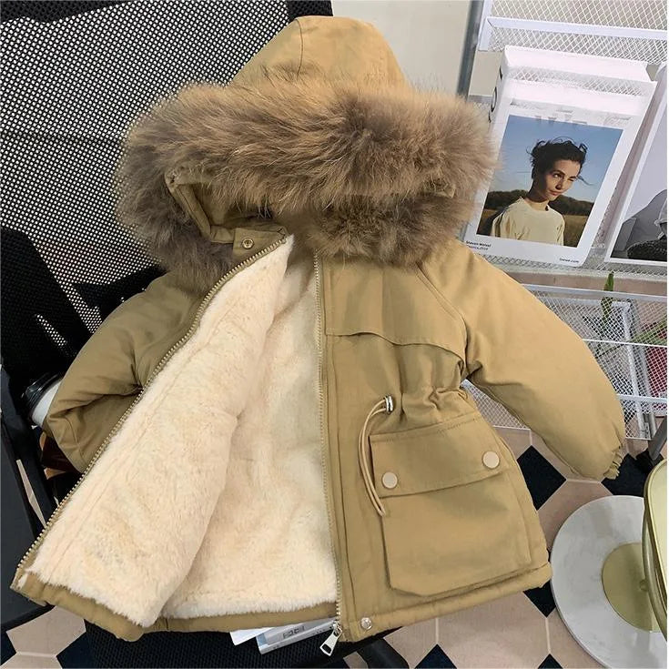 Kids' Plush Parka Jacket