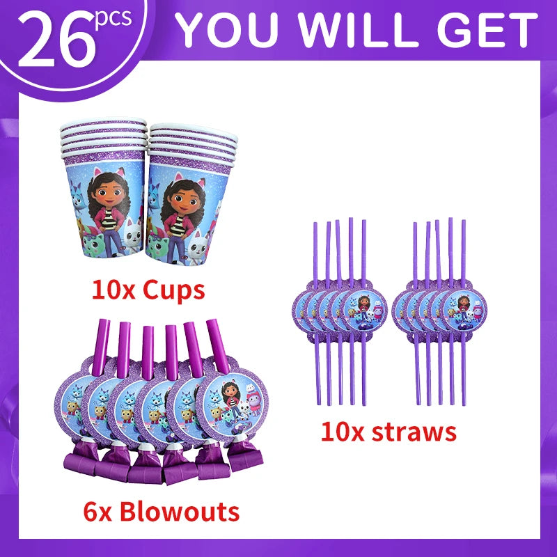 Gabby’s Dollhouse Tableware Set