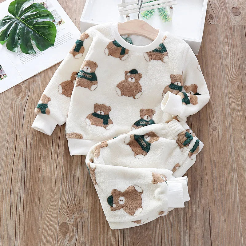 Plush Flannel 2 Piece Outfit