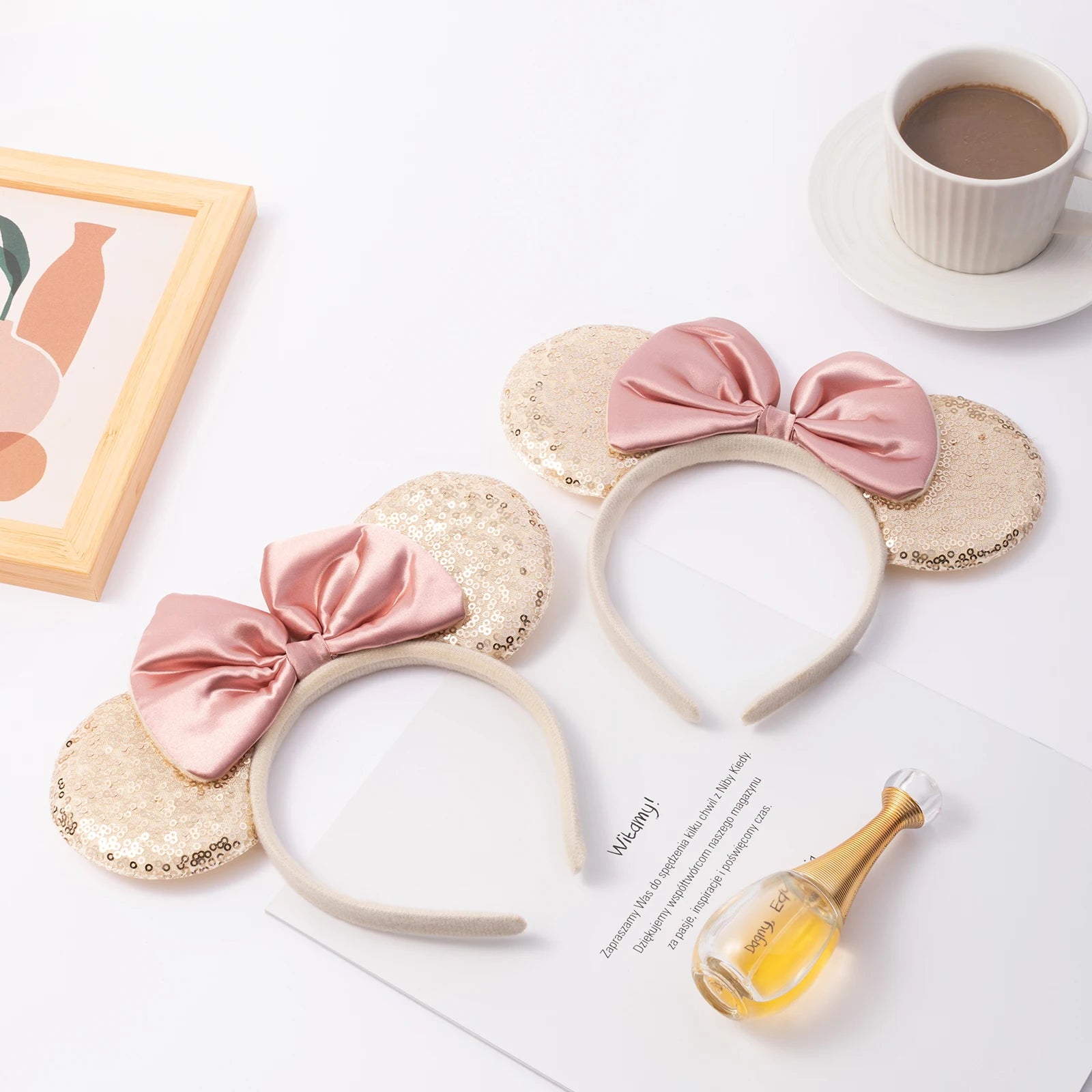 Mouse Ears Headbands Set
