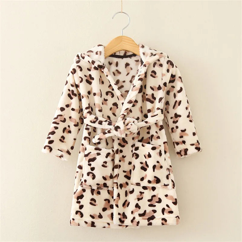 Kids' Flannel Bathrobe