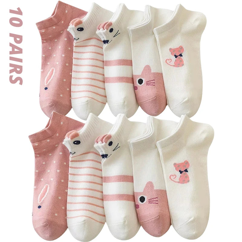 Cute Cartoon Ankle Socks