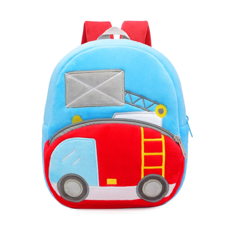 Vehicle-Themed Plush Backpack
