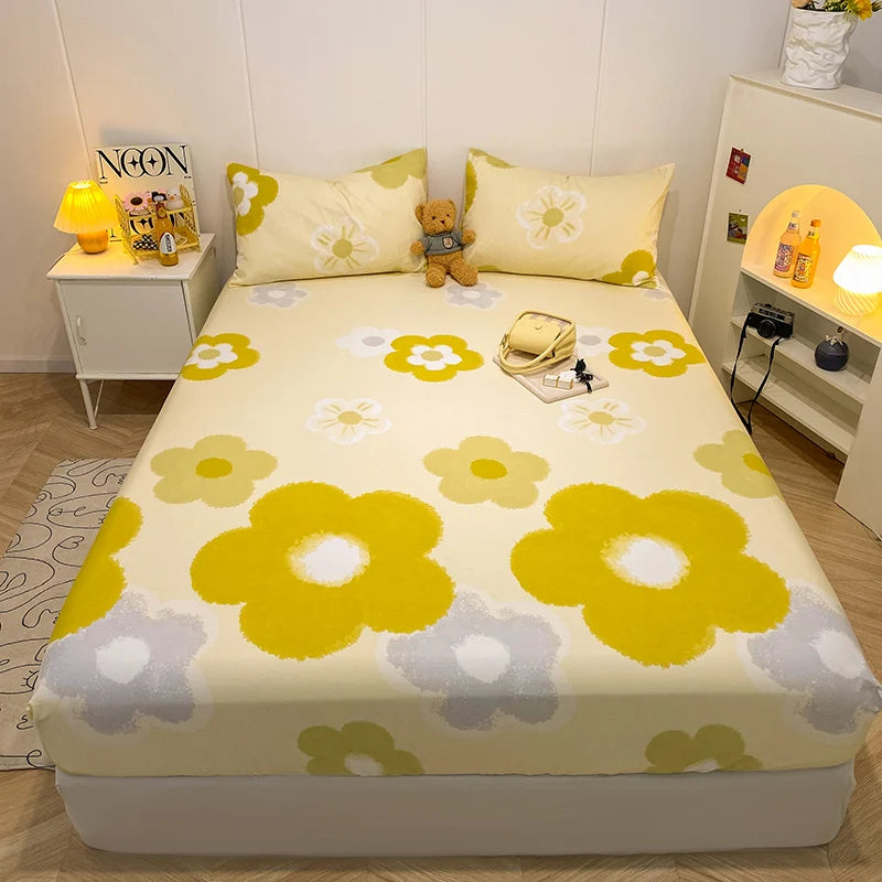 Cartoon Print Fitted Sheet