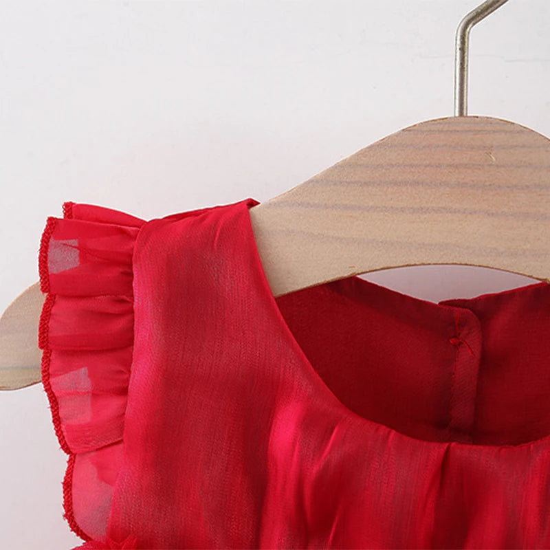 Girls’ Bow Princess Dress