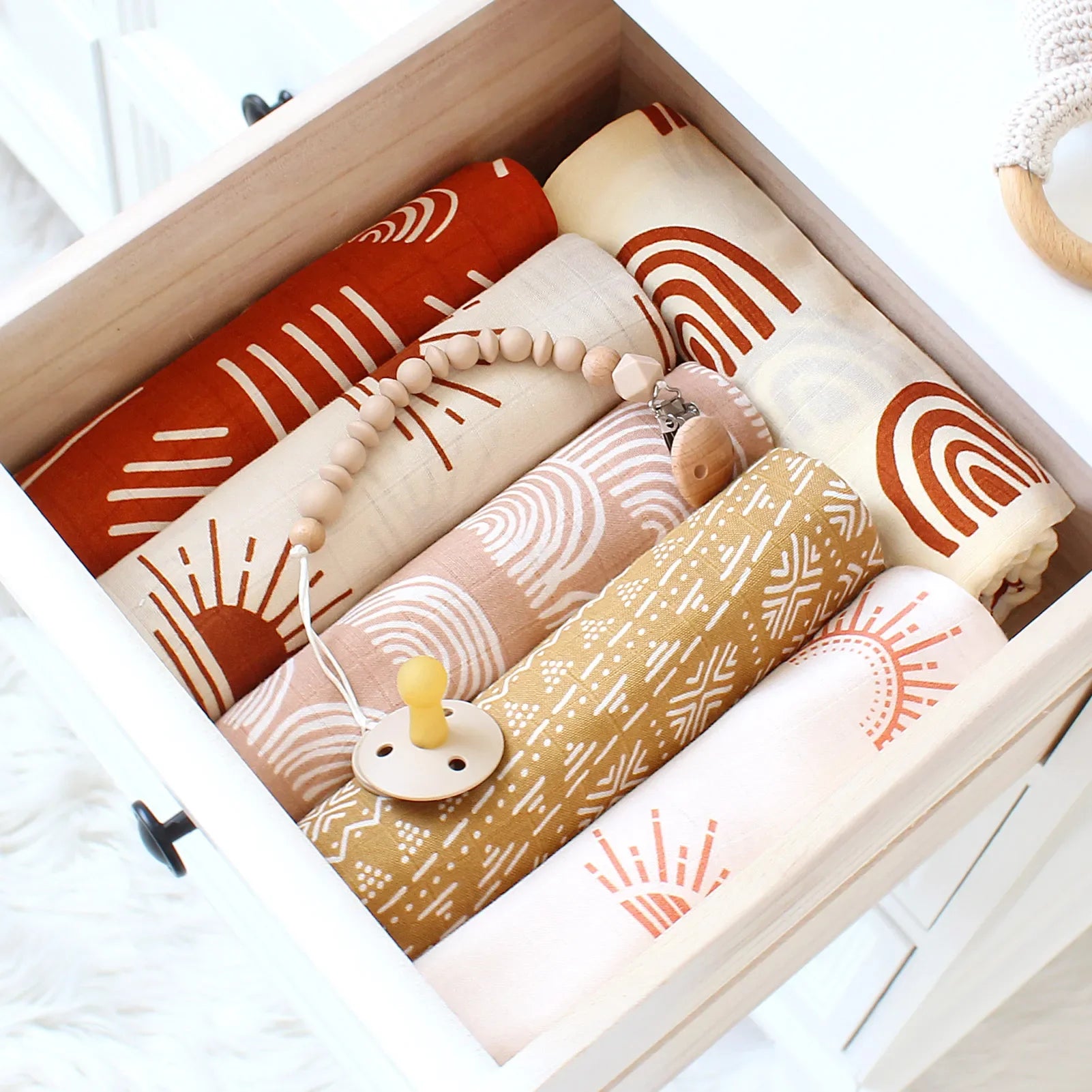 Bamboo Cotton Baby Swaddle Blanket