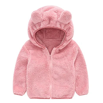 Teddy Bear Zip-Up Hoodie