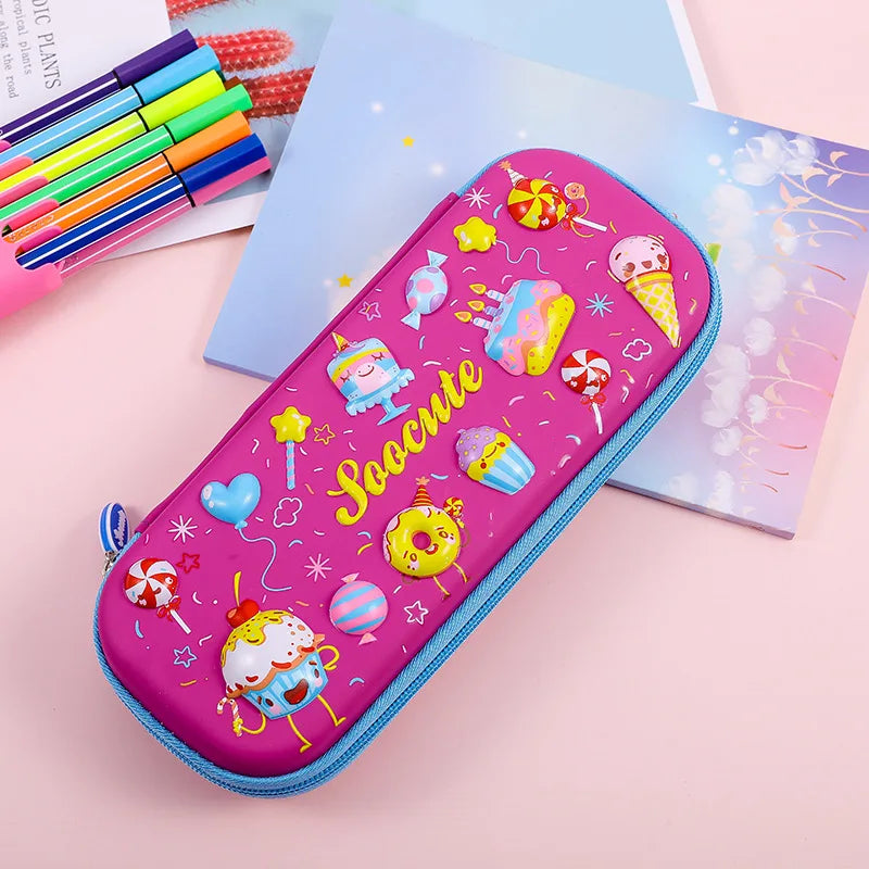 3D Cartoon Design Pencil Case