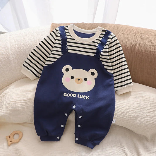 Animal Print Baby Romper