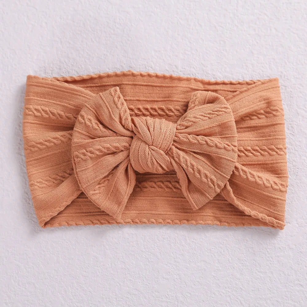 Printed Bow Baby Headband