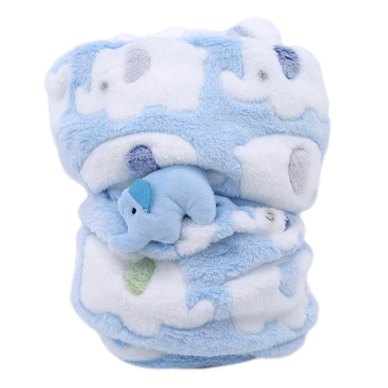 Cartoon Baby Blanket & Pillow