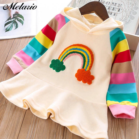 Girls' Rainbow Princess Dress