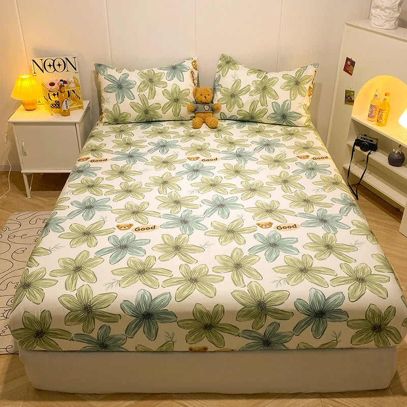 Cartoon Print Fitted Sheet