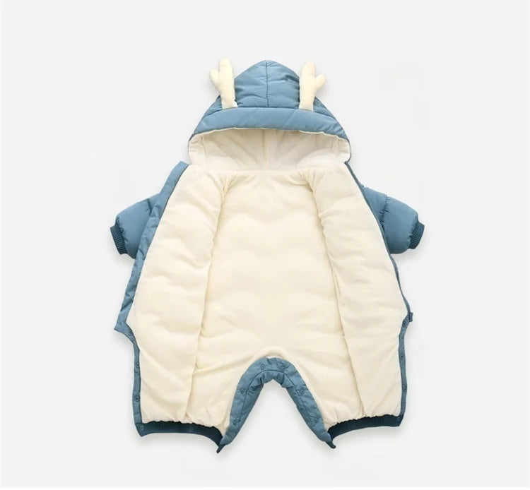 Deer Ears Winter Romper