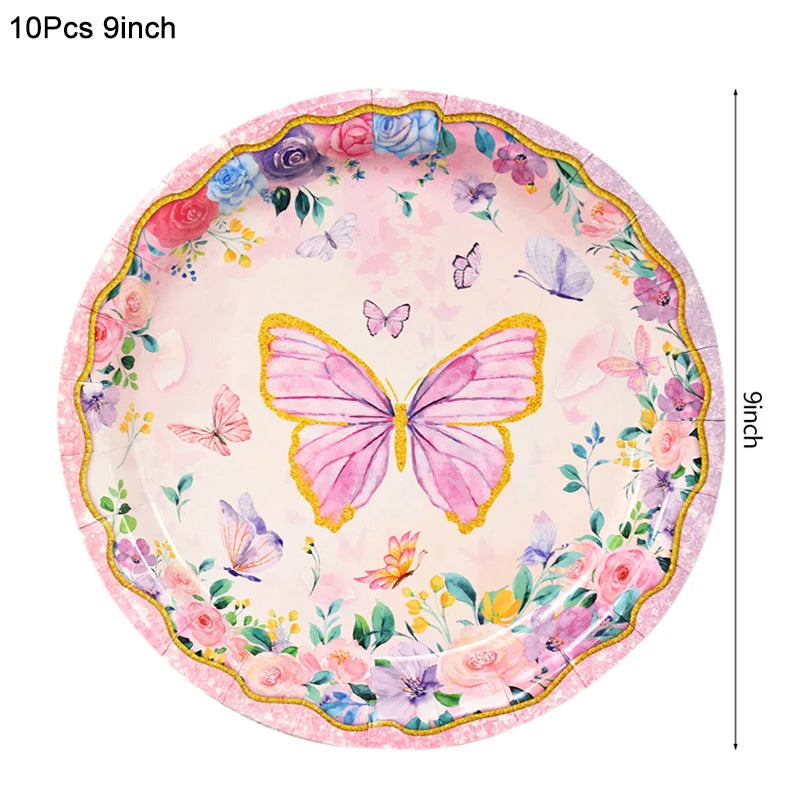 Butterfly Party Tableware