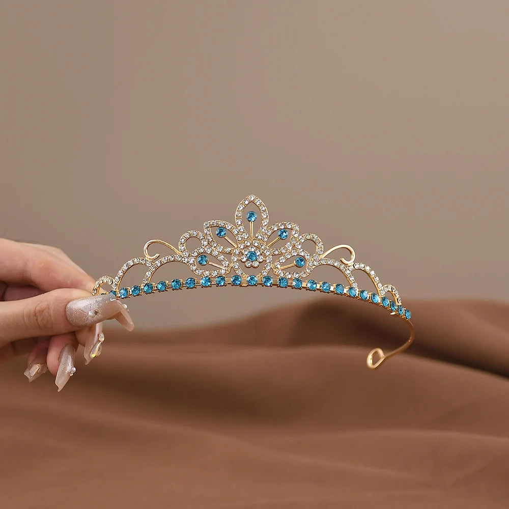 Mini Crystal Crown Tiara