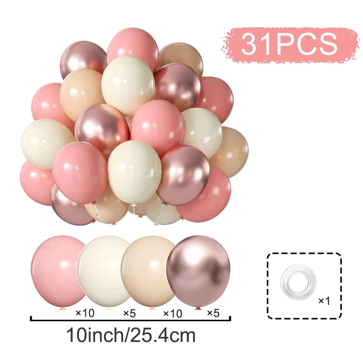 Confetti & Latex Balloon Set