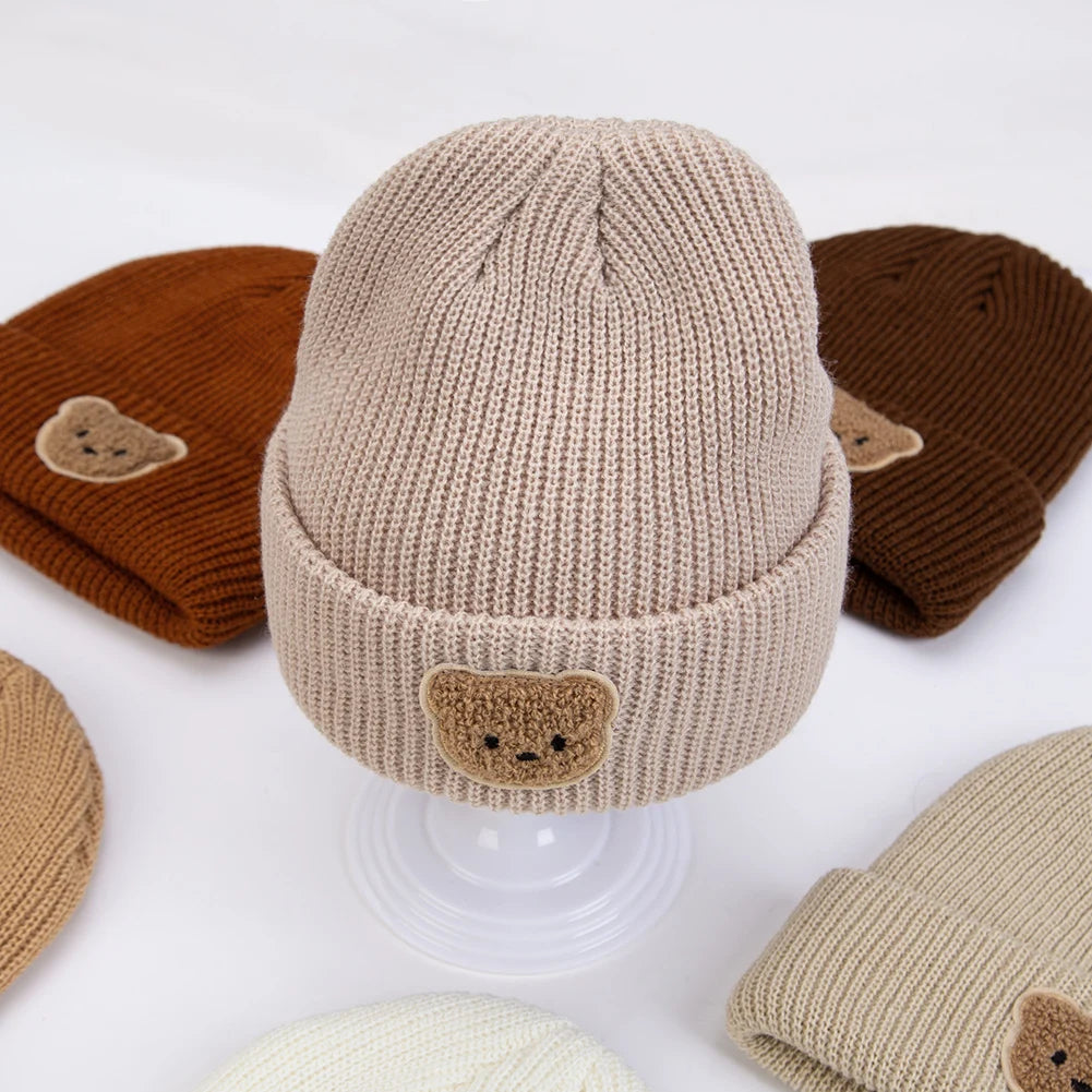 Cartoon Bear Beanie Cap