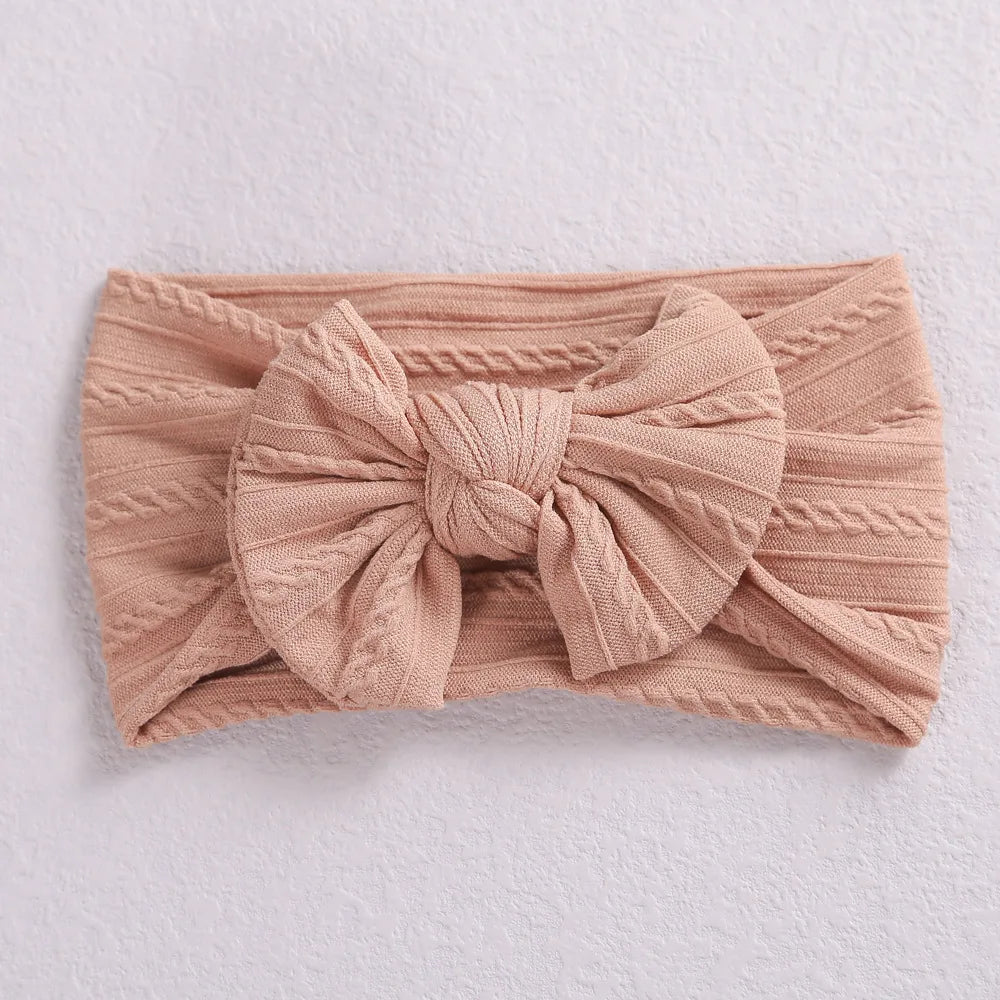 Printed Bow Baby Headband