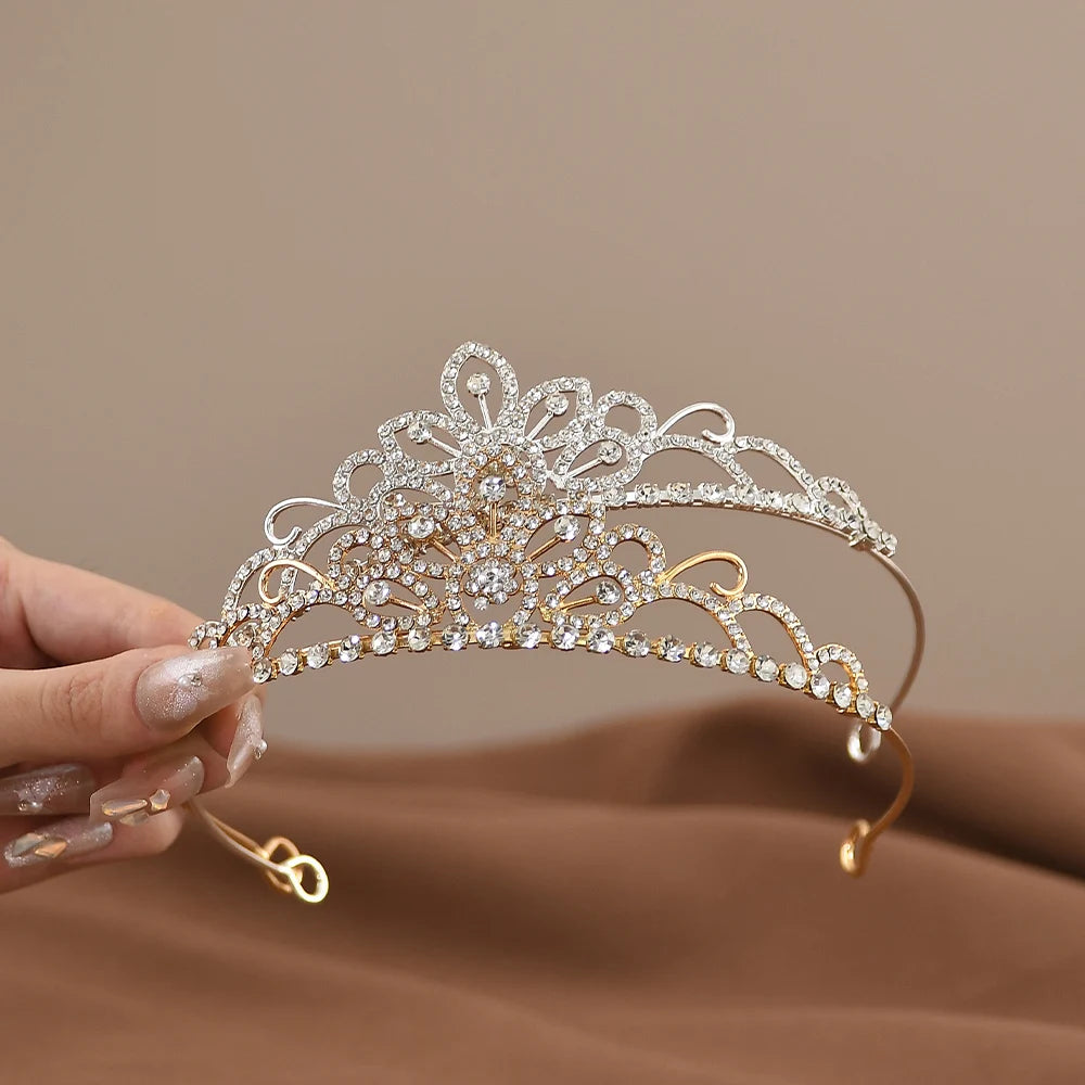 Mini Crystal Crown Tiara