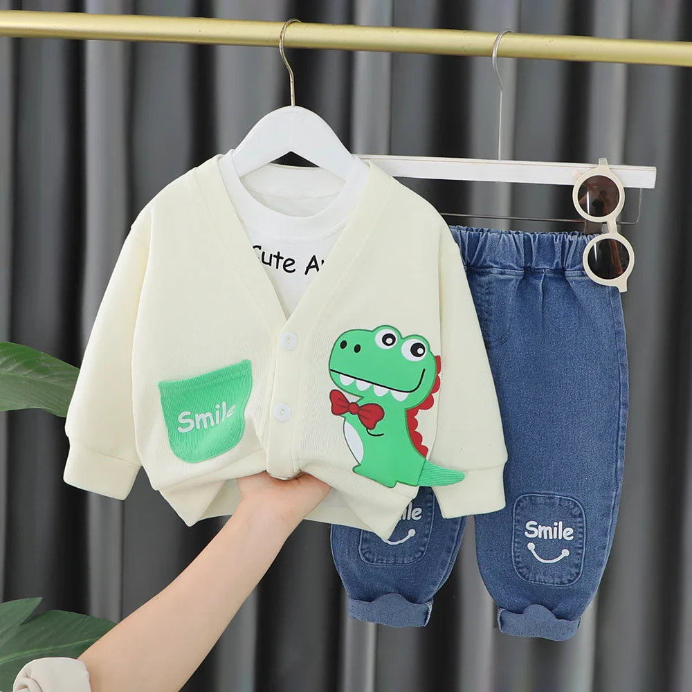 3-Piece Cartoon Outfit Set