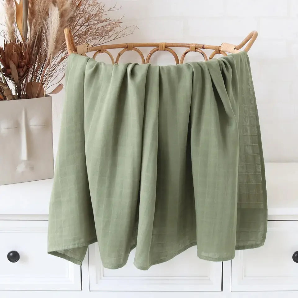 Bamboo Cotton Baby Swaddle Blanket