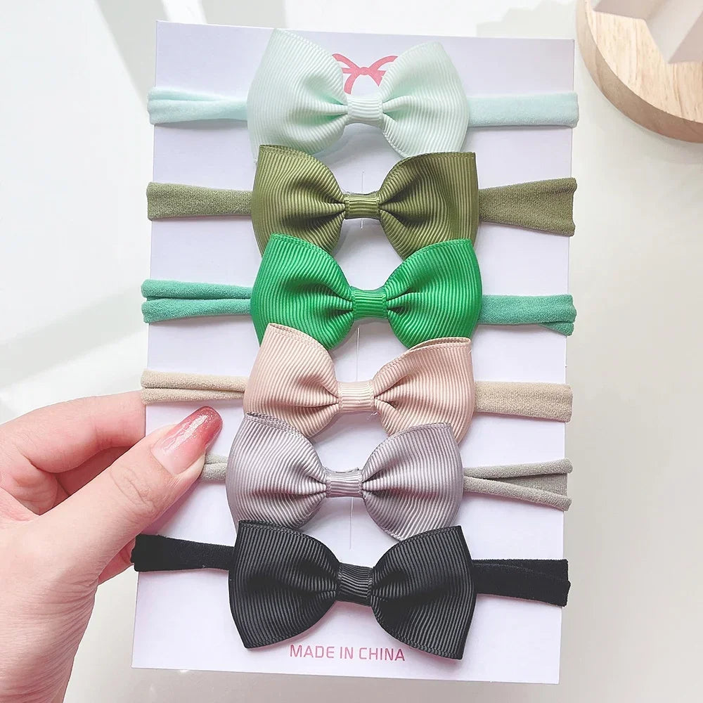 Ribbon Bow Headbands Set
