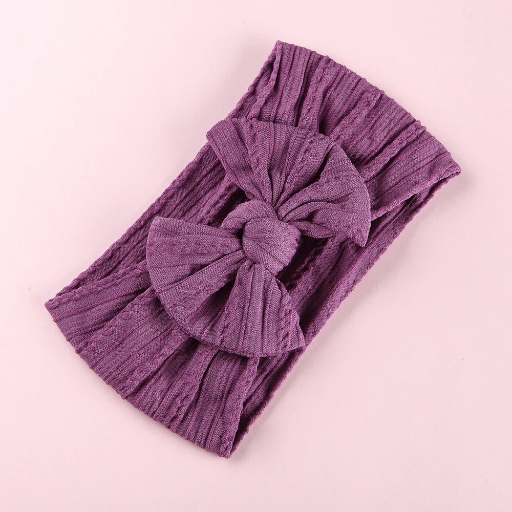 Printed Bow Baby Headband