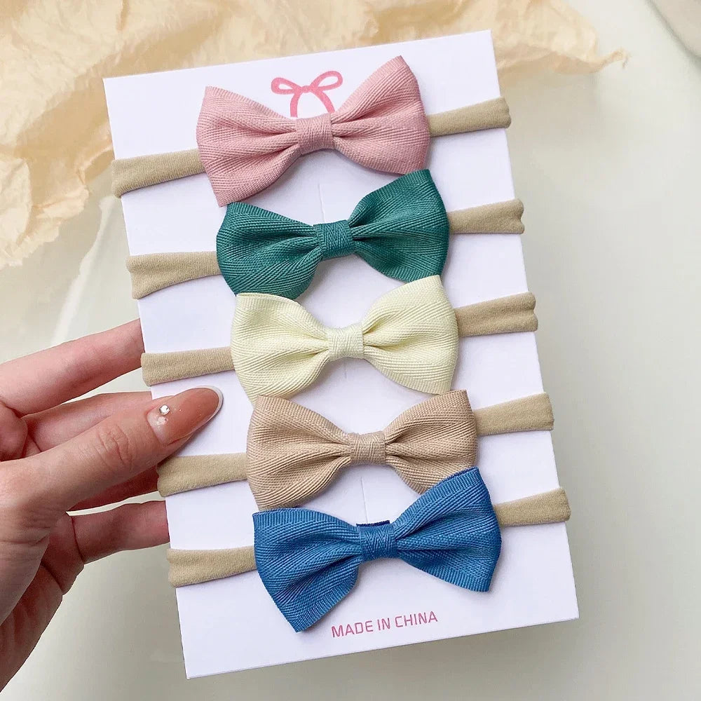 Ribbon Bow Headbands Set