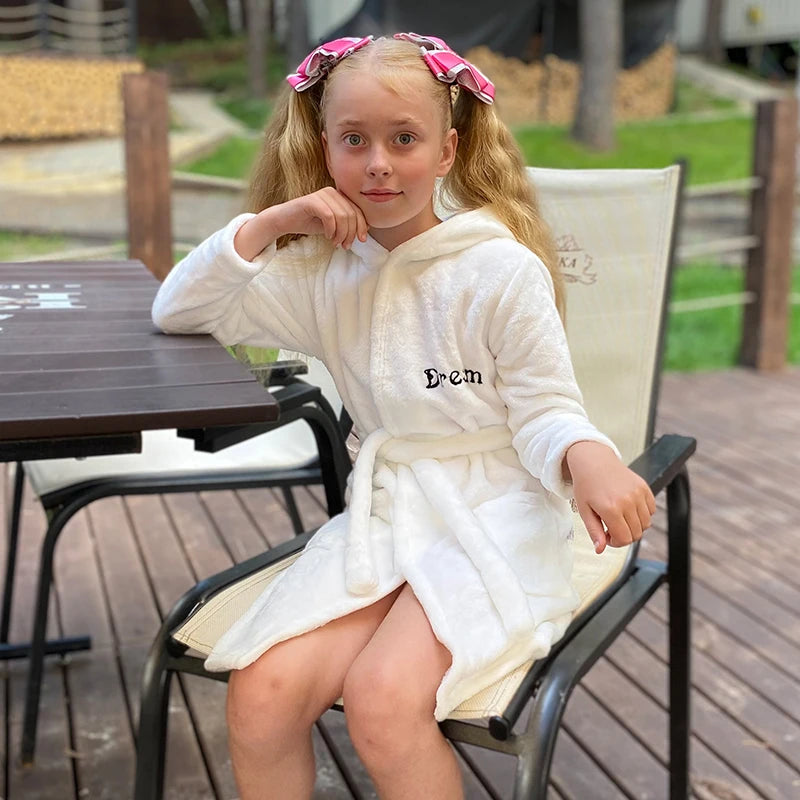Kids' Flannel Bathrobe