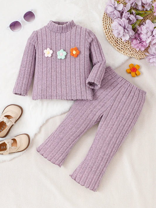 Baby Girl 3D Flower Outfit