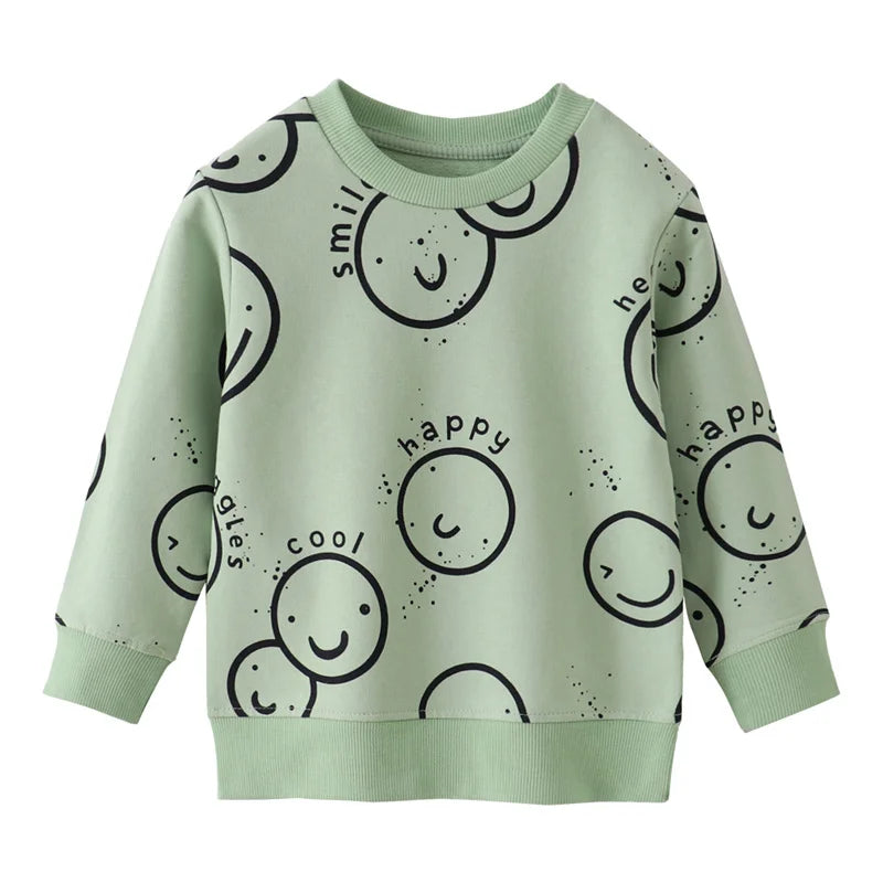 Cartoon Print Sweatshirt
