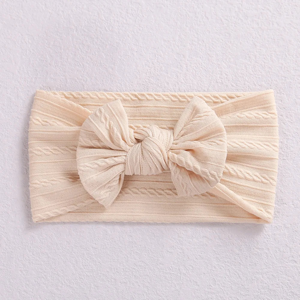 Printed Bow Baby Headband
