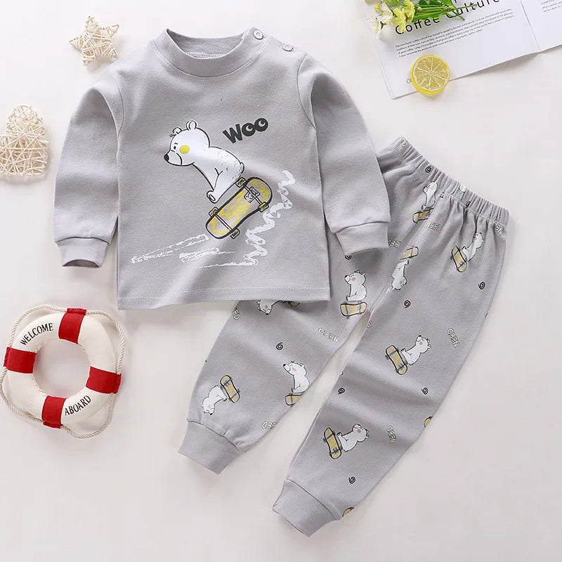Cartoon Cotton Pajama Set