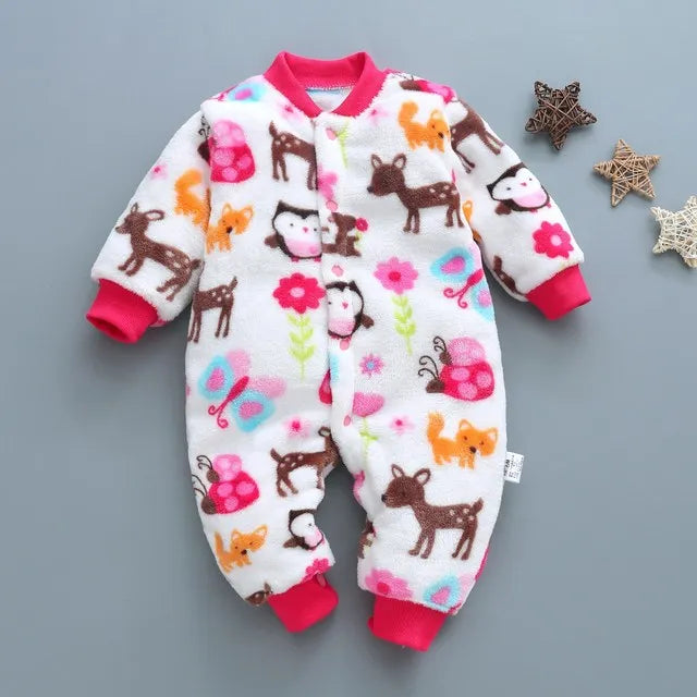 Soft Fleece Baby Romper