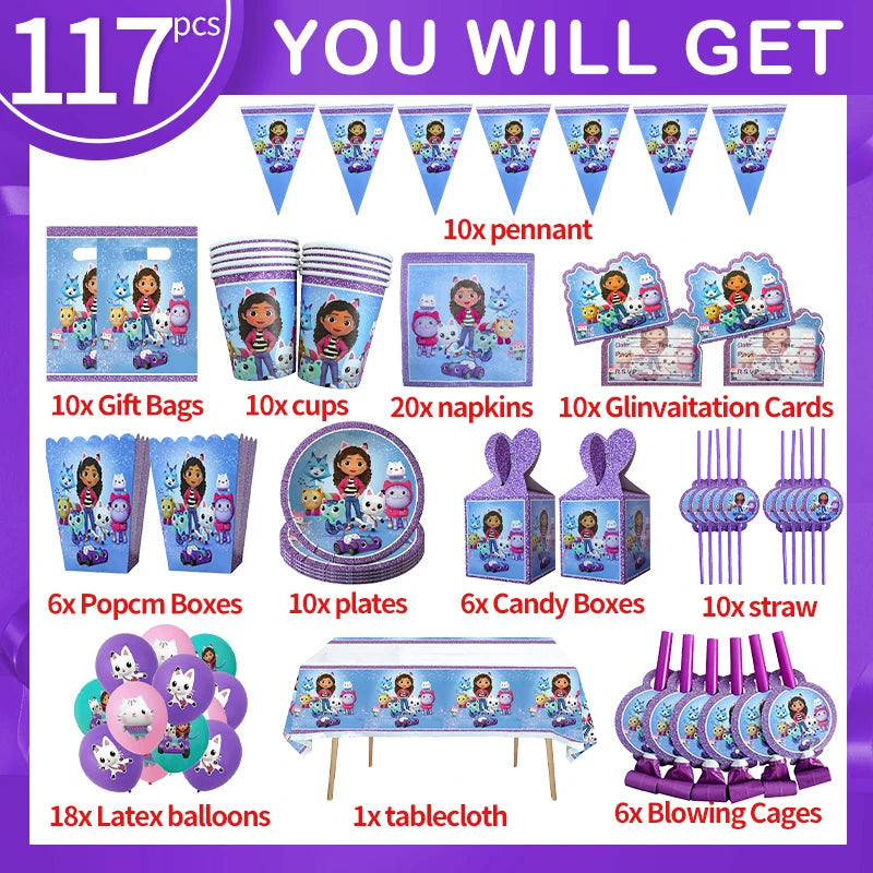 Gabby’s Dollhouse Tableware Set